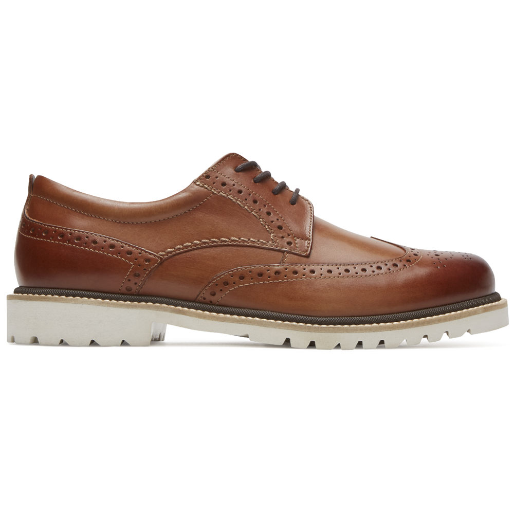 Rockport Pen Sko Herre Brune - Marshall Wingtip - PBMU14637